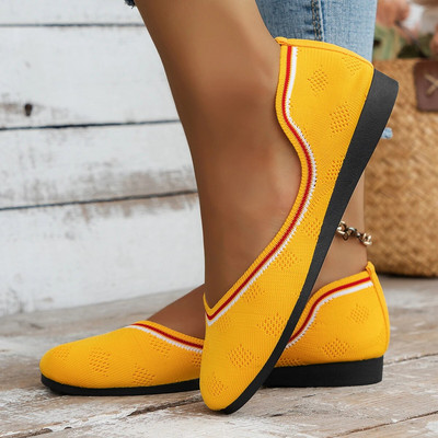 Ljeto 2023. Nove, ležerne, svestrane, jednostruke cipele s velikim ravnim potplatom za vanjsku trgovinu Ženske ležerne cipele s plitkim ustima Ženske cipele