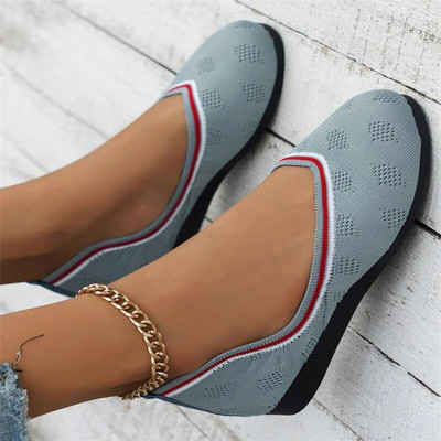 Ljeto 2023. Nove, ležerne, svestrane, jednostruke cipele s velikim ravnim potplatom za vanjsku trgovinu Ženske ležerne cipele s plitkim ustima Ženske cipele