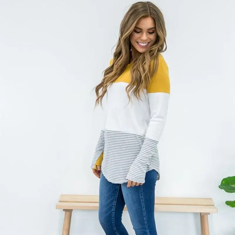 Sieviešu Grūtnieču Apģērbs Grūtniecība Zīdīšanas T-krekls 2021 Rudens ar garām piedurknēm Ikdienišķa brīva barošana T-krekli Grūtnieču krekli