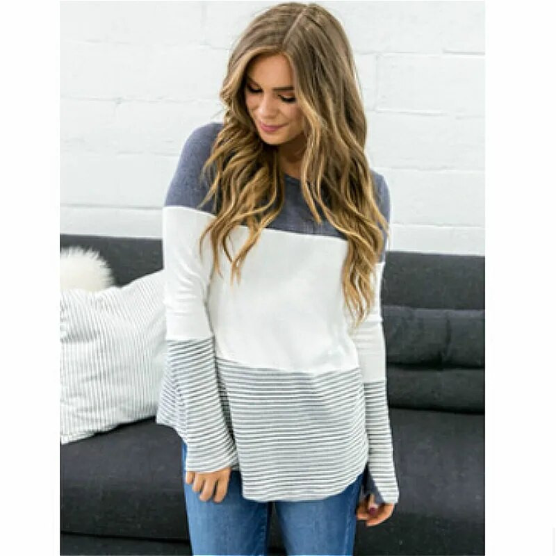 Sieviešu Grūtnieču Apģērbs Grūtniecība Zīdīšanas T-krekls 2021 Rudens ar garām piedurknēm Ikdienišķa brīva barošana T-krekli Grūtnieču krekli