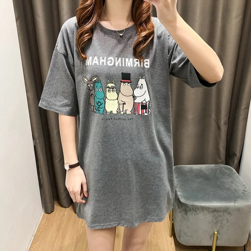 Egyszínű nyári póló terhes nőknek, viselet 95% pamut rövid ujjú pólók kismama ruhák nagykereskedelme 3931P