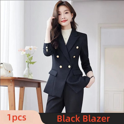 Eleganti sieviešu uzvalki rudens jauni zili, melni rozā, šauri žakete un bikses, 2 daļīgs komplekts. Šiks, formāls biroja sieviešu darba apģērba biznesa komplekti