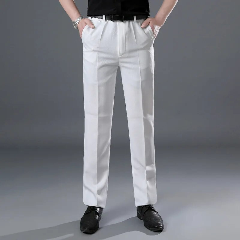 Muška odijela Bijelo crne čipke Muški uski sako Kompleti hlača Jednoredno kopčanje Svečane haljine za svečane zabave Odijela za mladence