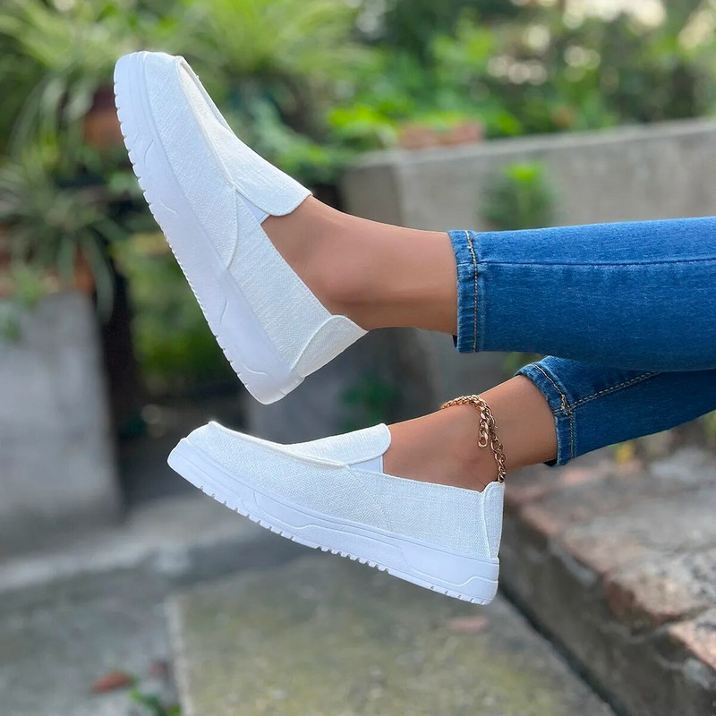 Ženske niske cipele za slobodno vrijeme, nove modne niske cipele s ravnom petom za van, lagane i udobne sportske cipele velikih veličina 43