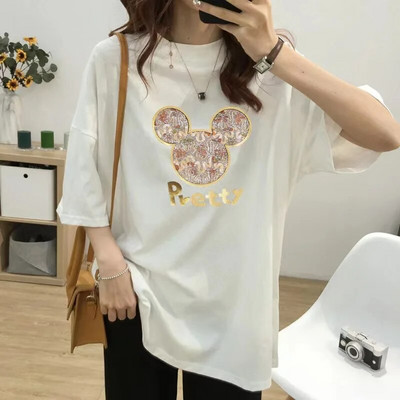 Vasaras maternitātes zīdīšanas T-krekls ar īsām piedurknēm O veida kakla apdruku, barošanas topi grūtniecēm, virsdrēbes pēcdzemdību māmiņām