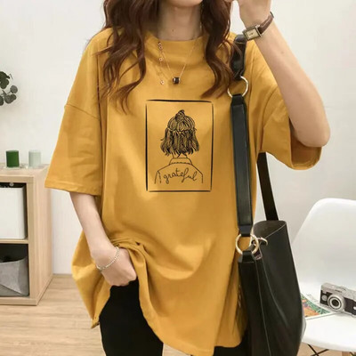 Vasaras maternitātes zīdīšanas T-krekls ar īsām piedurknēm O veida kakla apdruku, barošanas topi grūtniecēm, virsdrēbes pēcdzemdību māmiņām