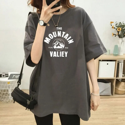 Vasaras maternitātes zīdīšanas T-krekls ar īsām piedurknēm O veida kakla apdruku, barošanas topi grūtniecēm, virsdrēbes pēcdzemdību māmiņām