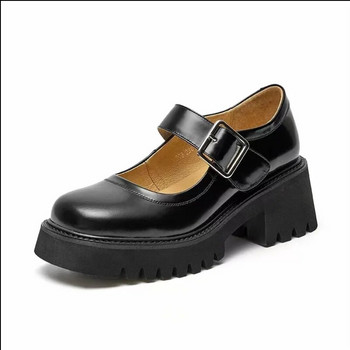 2023 Κολεγιακά φοιτητικά παπούτσια για κορίτσια Γλυκά παπούτσια Lolita Ιαπωνικά ομοιόμορφα παπούτσια JK Vintage πλατφόρμα παντός αντιστοιχίας Παπούτσια Mary Jane