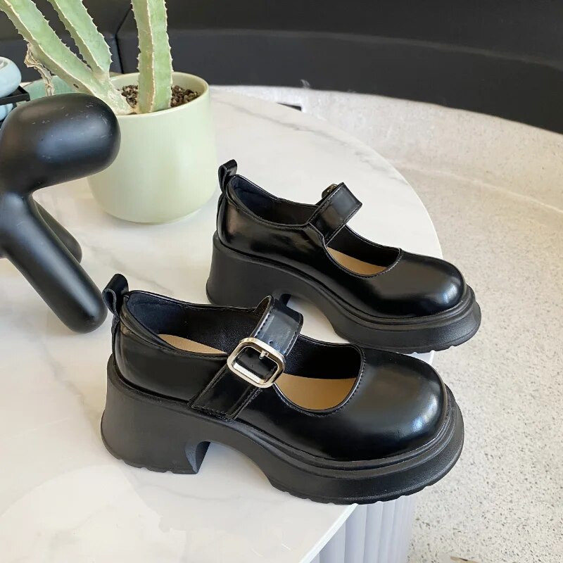 2023 m. koledžo stiliaus mergaičių batai studentams Saldūs „Lolita“ batai japoniški „JK“ vienodi batai „Senoviniai“ universalūs „Mary Jane“ batai
