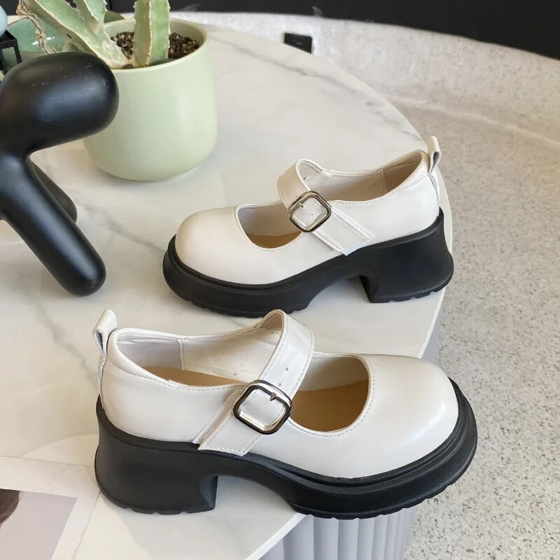 2023 m. koledžo stiliaus mergaičių batai studentams Saldūs „Lolita“ batai japoniški „JK“ vienodi batai „Senoviniai“ universalūs „Mary Jane“ batai