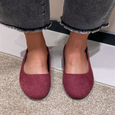 Suured uued naistejalatsid Laisa pehme tallaga, madala suuga ühekordsed kingad Töökingad Lamedapõhjalised naiste oakingad