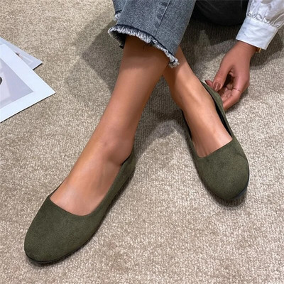 Suured uued naistejalatsid Laisa pehme tallaga, madala suuga ühekordsed kingad Töökingad Lamedapõhjalised naiste oakingad