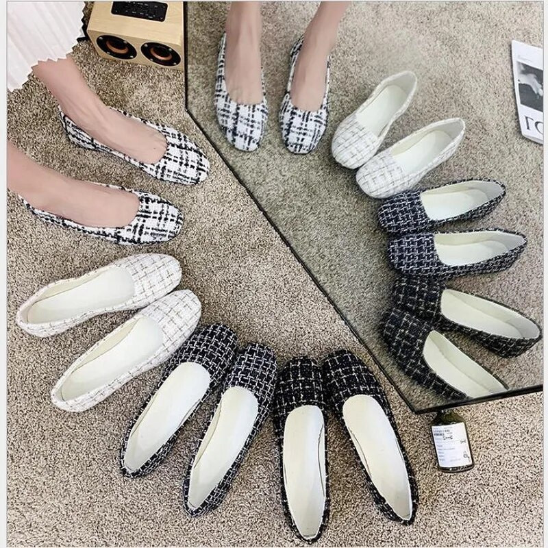 Ženske ravne cipele 2021. Ženske cipele Boje bombona Ženske natikače Proljeće Jesen Ravne cipele Ženske Zapatos Mujer Ljetne cipele Veličina 35-43