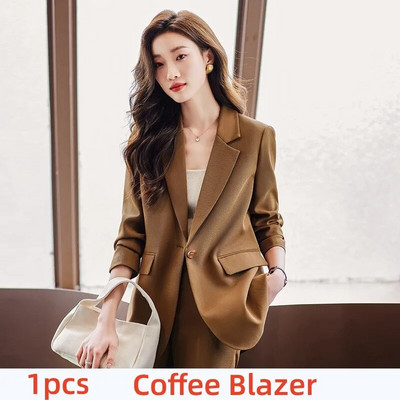 Novi ženski kompleti hlača iz 2023. Crna, crvena jakna + hlače, uredski ženski sako, poslovna radna odjeća, formalni, elegantni kompleti od 2 komada