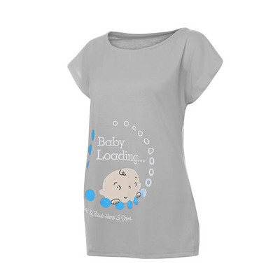 Naiste lühikeste varrukatega õde rasedate topid emadele T-särgi pluus Ropa De Mujer rasedate topid Naljakas raseduse särk