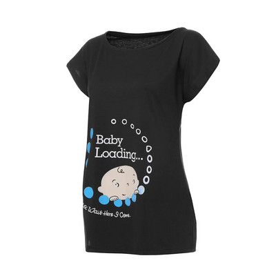 Naiste lühikeste varrukatega õde rasedate topid emadele T-särgi pluus Ropa De Mujer rasedate topid Naljakas raseduse särk