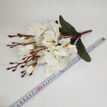 45 cm 5 νύχι λουλούδι μανόλια τεχνητό μπουκέτο τεχνητό λουλούδι δωμάτιο διακόσμησης γάμου σπιτιού