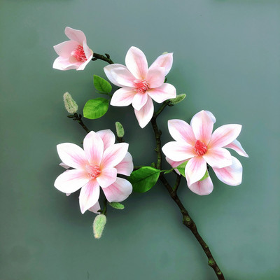 Real Touch Big Magnolia Umjetno cvijeće Božićni ukrasi za vjenčanje Lažni cvijet Home Party Decor Flores Artificiales