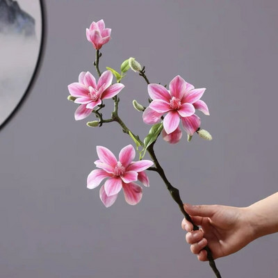 Real Touch Big Magnolia Umjetno cvijeće Božićni ukrasi za vjenčanje Lažni cvijet Home Party Decor Flores Artificiales