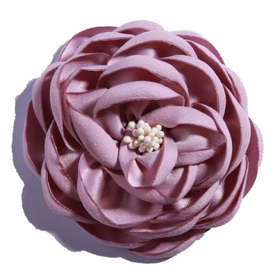 5PCS 7CM Hot Sale Vintage Burned Eage Saten Umjetno cvijeće za vjenčanje Vrpca Remen Lažni cvijet za Dekoracija pozivnica