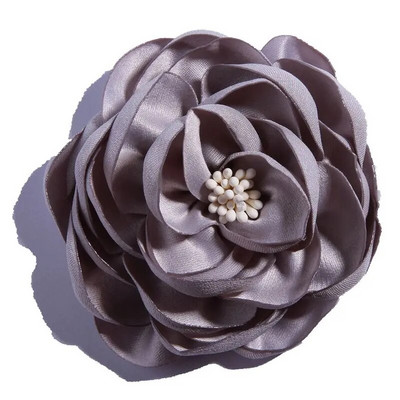 5PCS 7CM Hot Sale Vintage Burned Eage Saten Umjetno cvijeće za vjenčanje Vrpca Remen Lažni cvijet za Dekoracija pozivnica