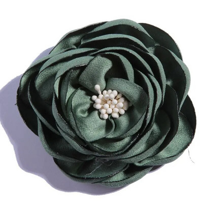 5PCS 7CM Hot Sale Vintage Burned Eage Saten Umjetno cvijeće za vjenčanje Vrpca Remen Lažni cvijet za Dekoracija pozivnica