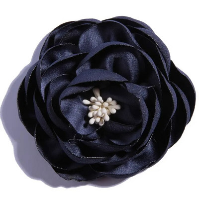 5PCS 7CM Hot Sale Vintage Burned Eage Saten Umjetno cvijeće za vjenčanje Vrpca Remen Lažni cvijet za Dekoracija pozivnica