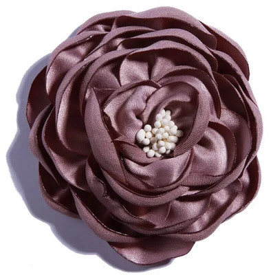5PCS 7CM Hot Sale Vintage Burned Eage Saten Umjetno cvijeće za vjenčanje Vrpca Remen Lažni cvijet za Dekoracija pozivnica