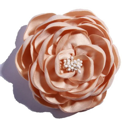 5PCS 7CM Hot Sale Vintage Burned Eage Saten Umjetno cvijeće za vjenčanje Vrpca Remen Lažni cvijet za Dekoracija pozivnica