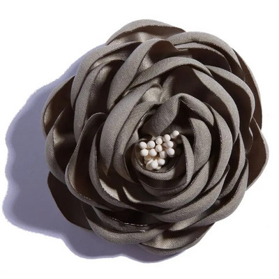 5PCS 7CM Hot Sale Vintage Burned Eage Saten Umjetno cvijeće za vjenčanje Vrpca Remen Lažni cvijet za Dekoracija pozivnica