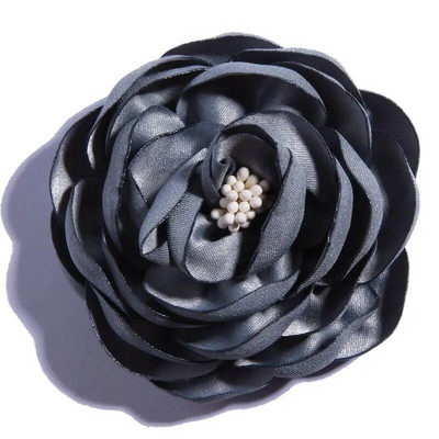 5PCS 7CM Hot Sale Vintage Burned Eage Saten Umjetno cvijeće za vjenčanje Vrpca Remen Lažni cvijet za Dekoracija pozivnica