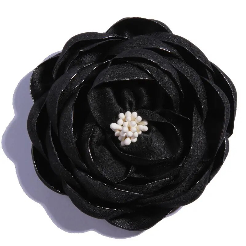 5PCS 7CM Hot Sale Vintage Burned Eage Saten Umjetno cvijeće za vjenčanje Vrpca Remen Lažni cvijet za Dekoracija pozivnica