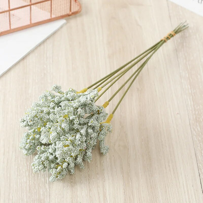 6 tükki / kimp PE lavendel odavad kunstlillede hulgimüük taimede seinakaunistused kimpude materjalid Käsitsi isetehtud vaasid koju