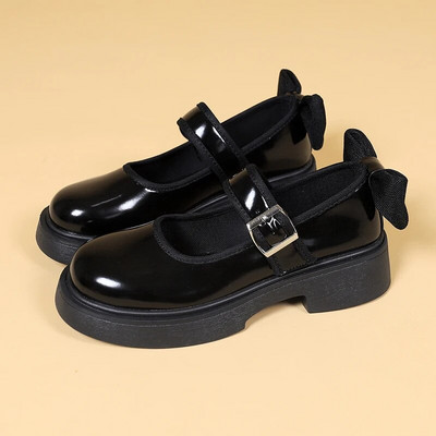 Ženske ravne cipele s mašnom Mary Janes Proljeće 2023. Potpuno nove retro cipele s platformom Lolita cipele Sport Ležerne PU kožne Oxford Mujer Zapatos