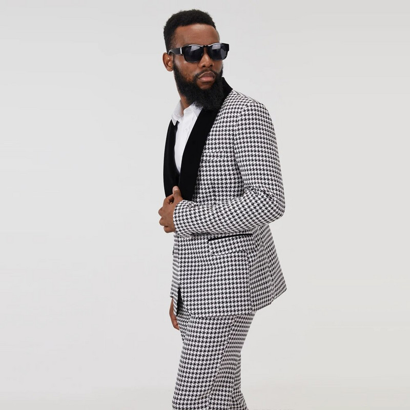 Muški kompleti poslovnog odijela Kaput Hlače / 2023 Muška ležerna 2kom vjenčanica Sakoi Jakne Hlače Muško odijelo domaćina vjenčanja