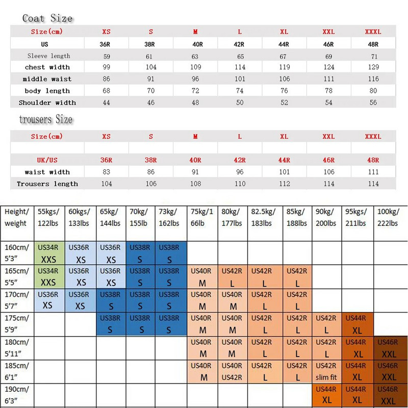 Muška odijela s dvorednim kopčanjem Jacquard visokokvalitetno savršeno odijelo Novi dizajn Vjenčana odijela 2022. Muško odijelo Blazer 2KOM