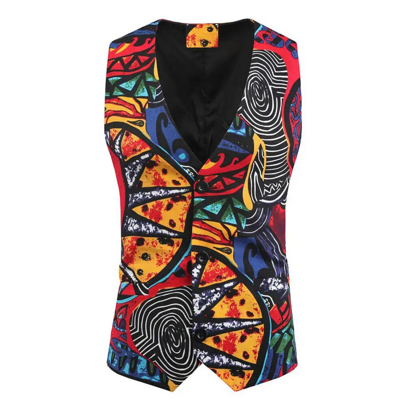 Jauni 3 daļīgu vīriešu uzvalku komplekti Modes, ar vienu rindu apdrukātu smokinga uzvalku ar ziediem, jaka ikdienišķs, šaurs žaketes veste, bikšu kostīms