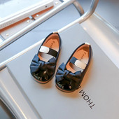 2023. Dječje cipele s pravom isporukom, mašnom s okruglim prstima, kukicom i omčom, dječja modna obuća za slobodno vrijeme, s isporukom u akcijskoj isporuci Neklizajuće cipele za djevojčice Chic