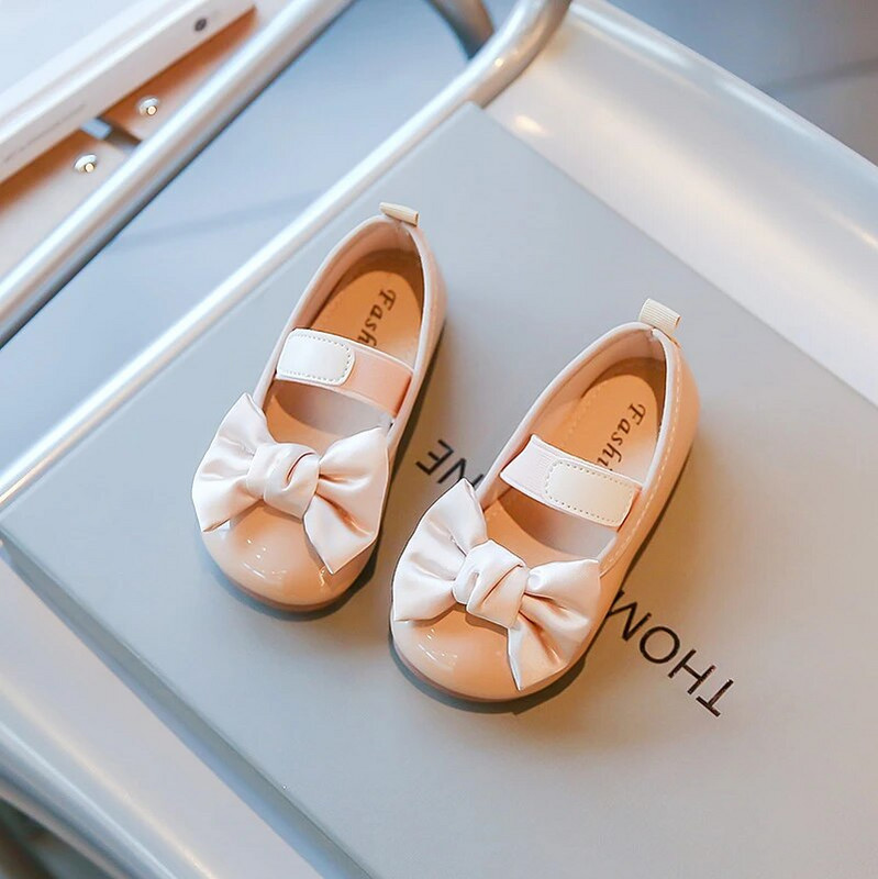 2023. Dječje cipele s pravom isporukom, mašnom s okruglim prstima, kukicom i omčom, dječja modna obuća za slobodno vrijeme, s isporukom u akcijskoj isporuci Neklizajuće cipele za djevojčice Chic