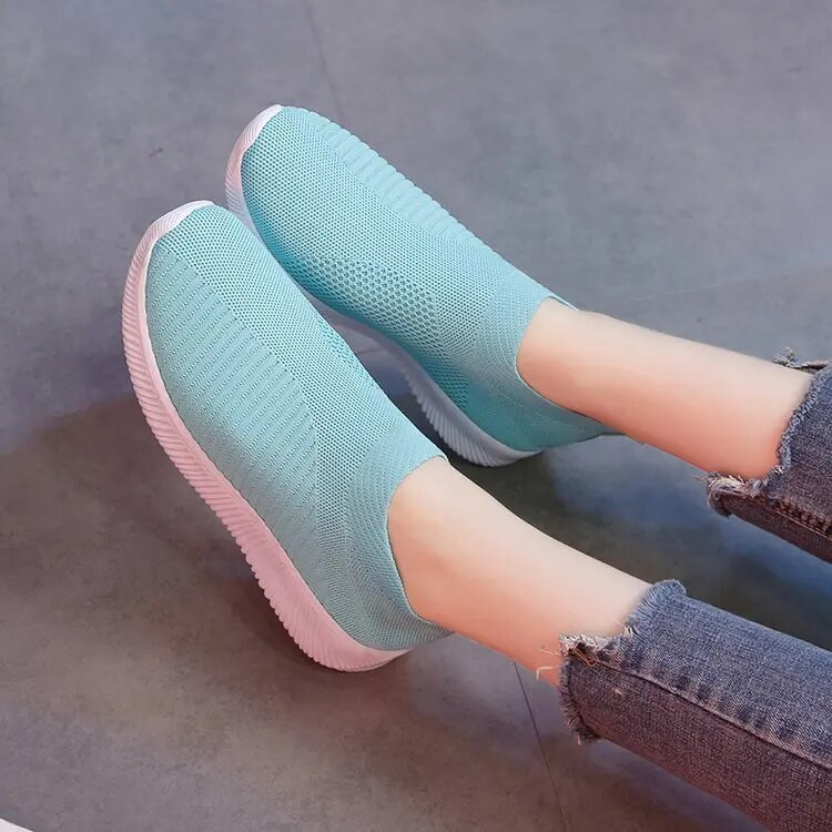 Női lapos Cipők Női Nyáron Kényelmes Lélegző Léghálós Csónakcipők Balett Lapos Naplopók Klumpák Gladiátor Szandálok