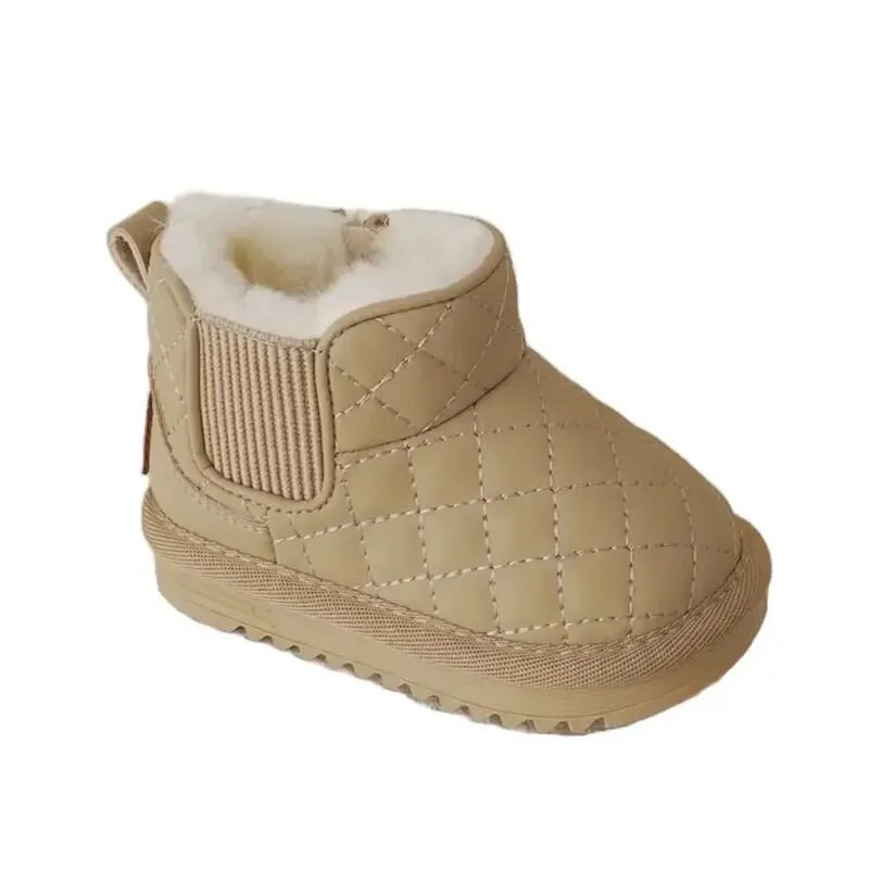 Mala princeza Tople kratke čizme s debelim retro pamučnim cipelama Dječje čizme Zimske novosti Dječje čizme za snijeg Elegantno meko krzno