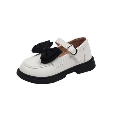 2023. Nove jednostavne, svestrane, mekane mašne, crne dječje kožne cipele na kuku i petlju, dječje mekane cipele za princeze, školske cipele s isporukom u paketu