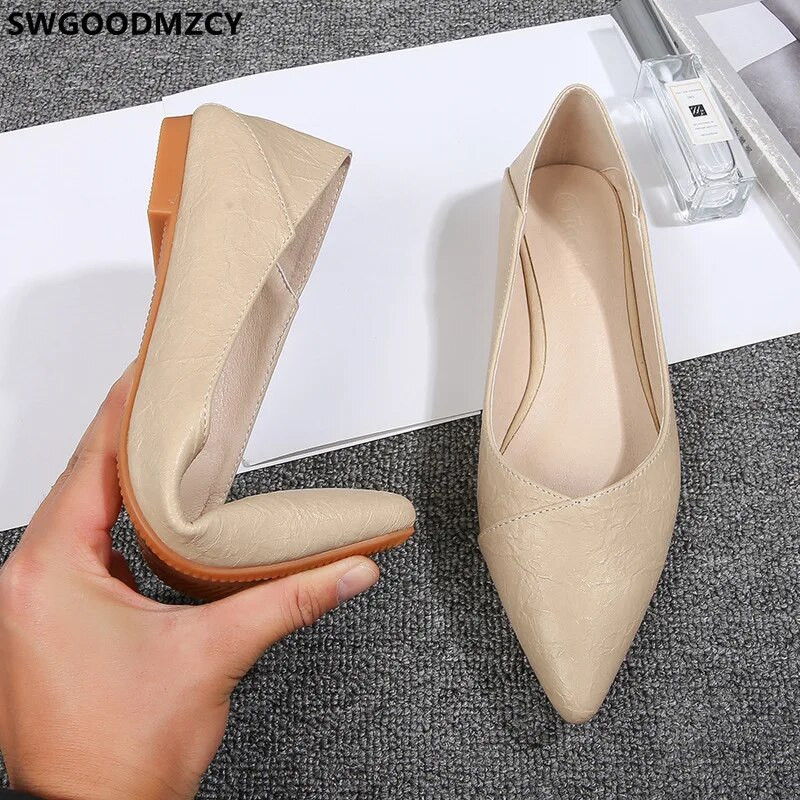 Ravne cipele Ženske modne crne cipele za čamac Ženske dizajnerske cipele za ured 2023. za žene Zapatos De Mujer Chaussure Femme