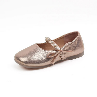 2023. aasta uued pehmed printsessikingad Hõbedased lastemood Mary Janes pidulikeks pulmaetendusteks Mitmekülgne vibu, laste jalatsid, tüdrukud, pärlid