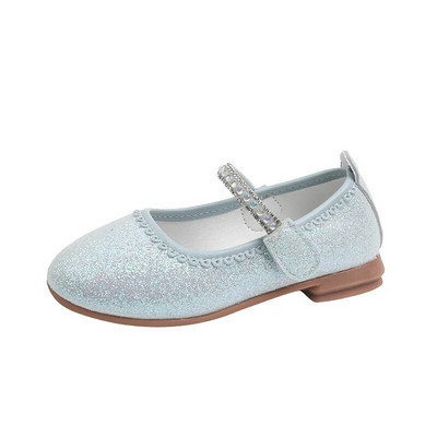 2023. gada jaunas vienkāršas meitenes, Mērija Džeinsa ballīšu kāzu šoviem Rhinestones, mīļi bērni, modes ādas apavi, platforma Princeses dzīvoklis