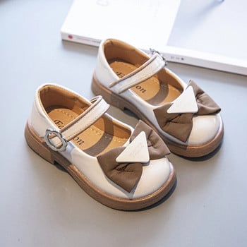 Δερμάτινα παπούτσια για κορίτσια Mary Janes Children\'s School Casual Παπούτσια Παιδικά πάρτι Νυφικά Παπούτσια Κλασικά με φιόγκο 2023 Άνοιξη Νέο