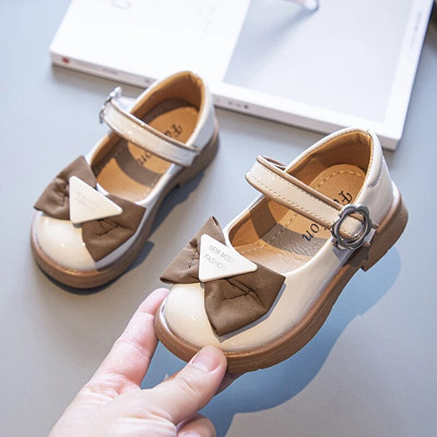 Lányos bőrcipők Mary Janes Gyermek iskolai alkalmi cipők Gyerekparti esküvői cipők klasszikus masnival 2023 tavaszi új