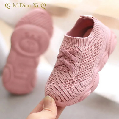 Kids Shoes Anti Slip Soft Bottom Baby Sneaker Casual Flat Sneakers Shoes Children Size Girls Boys Breathable Sports Shoes