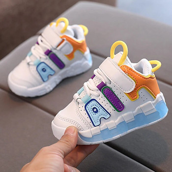 Момичета Момчета Спортни обувки Бебешки обувки Неплъзгащи се маратонки Ежедневни меки обувки за деца Момичета Бебешки Детски обувки за открито