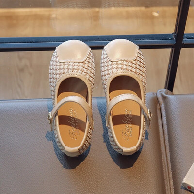 2023. gada jaunas vienkāršas meitenes, Mērija Džeinsa ballīšu kāzu šoviem PU mīkstās princeses apavi bērniem, daudzpusīgi bērnu modes kurpes kurpes